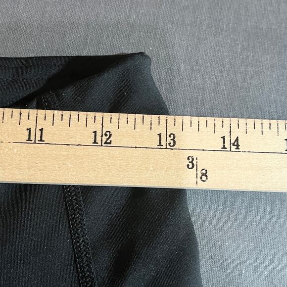 Adidas Leggings Womens Medium Black Climalite Cropped Stretch Pull On Athleisure - Picture 10 of 10